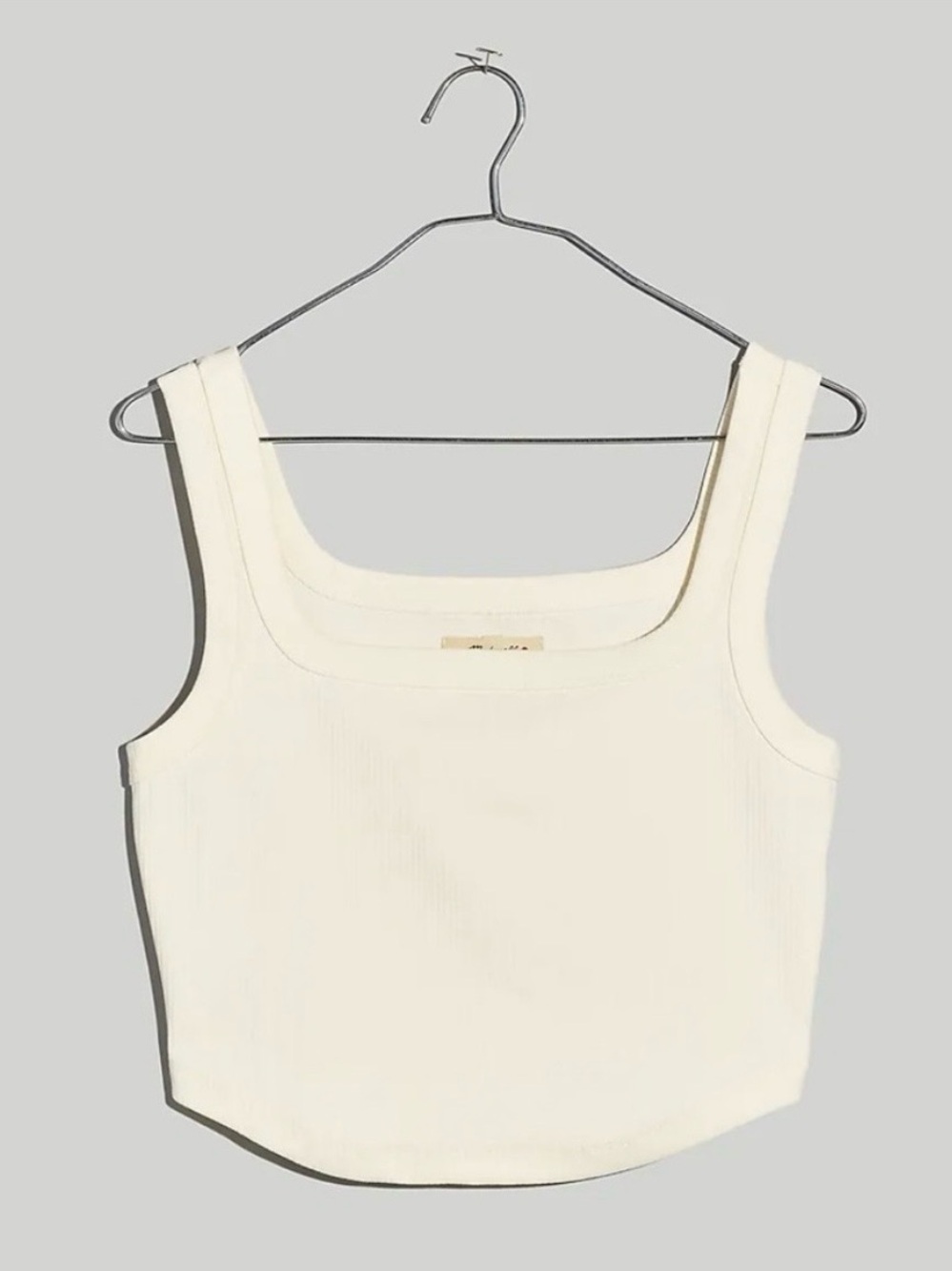 Madewell Tailored Crop Tank in Sleekhold
Lighthouse White - Picture 1 of 8